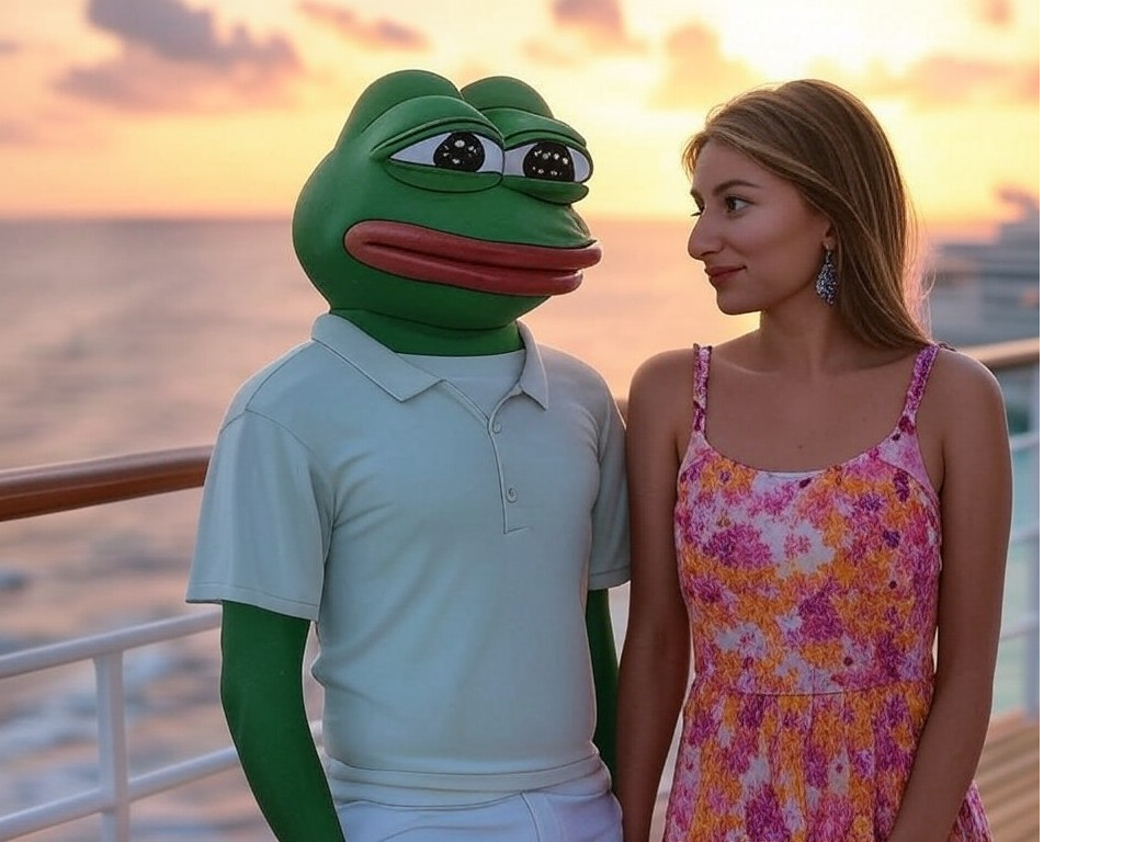 Pepe with Girlfriend