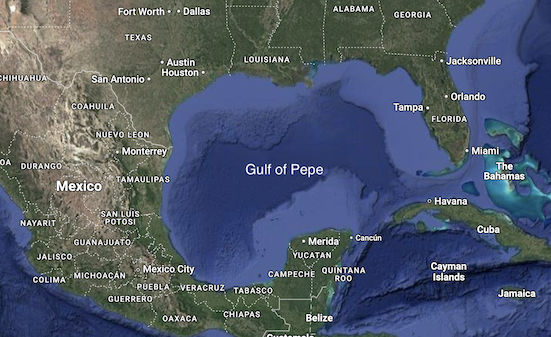 Map of Gulf of Pepe